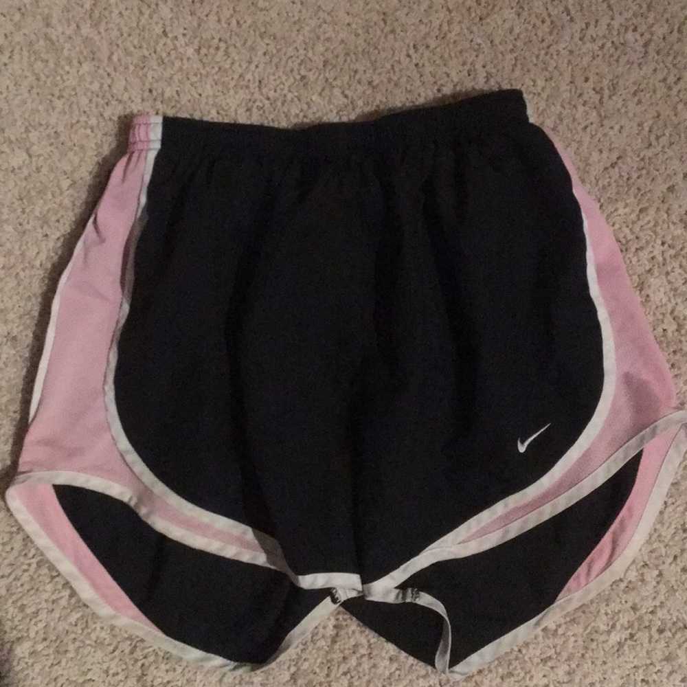 Pink and Black Nike Shorts